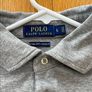 Polo by Ralph Lauren Gray Men's Polo Shirt